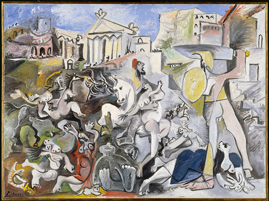 Picasso, L'enlèvement des Sabines, 1962.